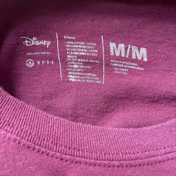 Neff X DISNEY Burgundy Floral Mickey Mouse Graphic Longsleeve M - Picture 4 of 6